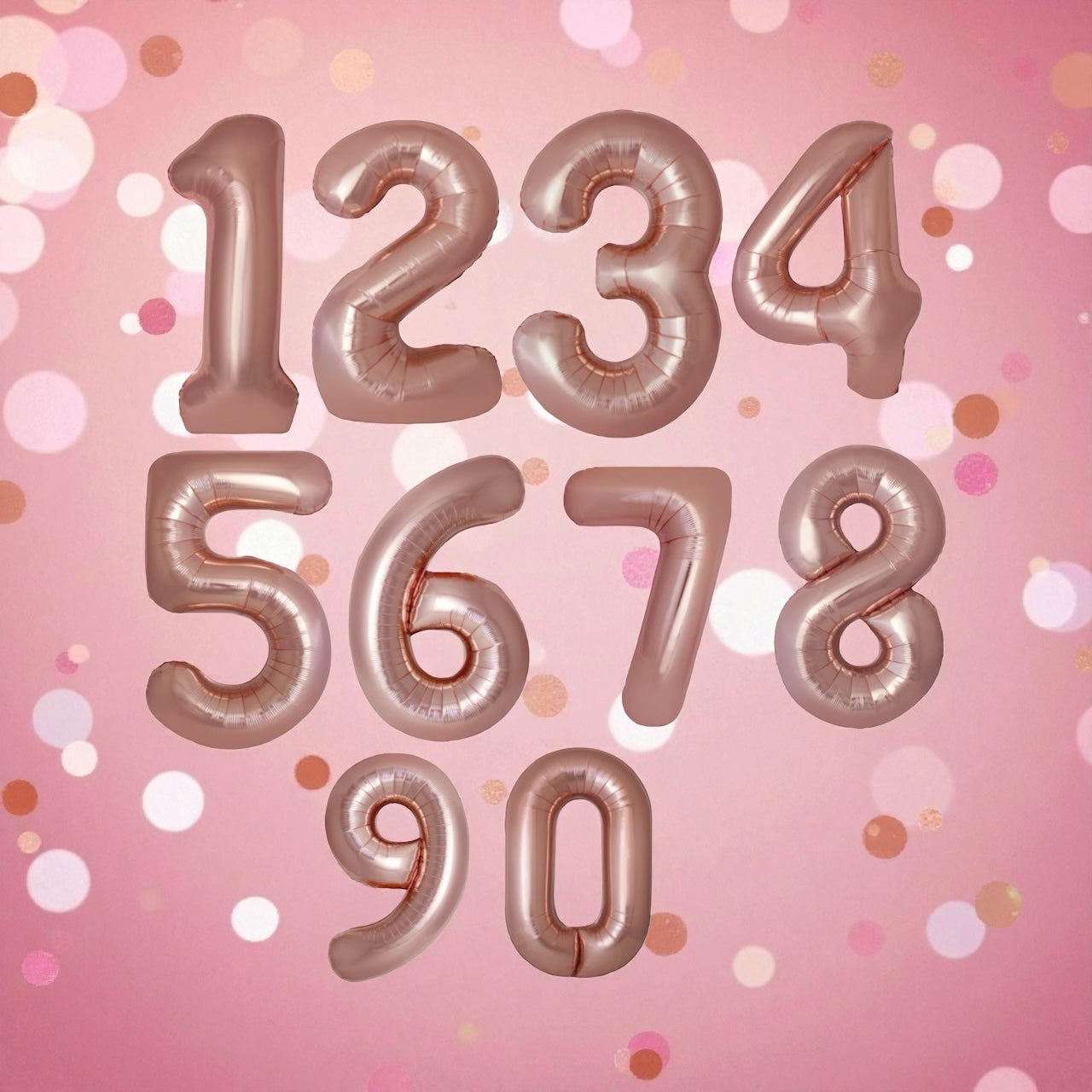 Birthday Number Balloons